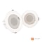 Pyle 3.5 Ceiling / Wall Speakers, PDICLE35, PR PDICLE35 - alternate 1